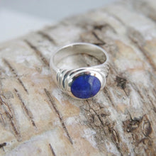 Load image into Gallery viewer, Lapis Lazuli Mens ring