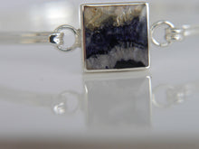 Load image into Gallery viewer, Blue John Bangle Square Design
