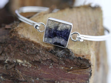 Load image into Gallery viewer, Blue John Bangle Square Design