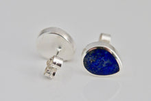 Load image into Gallery viewer, Lapis Lazuli Peardrop Stud Earrings