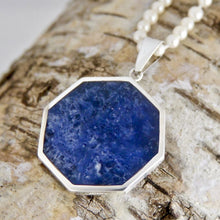 Load image into Gallery viewer, Double Sided Pendant Sodalite and Fluorite