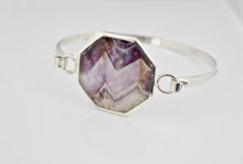 Load image into Gallery viewer, Amethyst Lace Hexagon Bangle