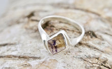 Load image into Gallery viewer, Blue John Diamond Shape Silver Ring
