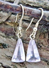 Load image into Gallery viewer, Pink Quartz Earrings in 9ct Gold