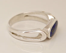 Load image into Gallery viewer, Lapis Lazuli Oval Silver Ring