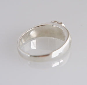 Labradorite Heart Silver Ring