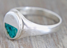 Load image into Gallery viewer, Blue Jasper Gents Silver Ring