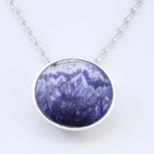 Load image into Gallery viewer, Blue John Round Pendant 12mm