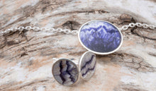 Load image into Gallery viewer, Blue John 7mm Round Stud Earrings