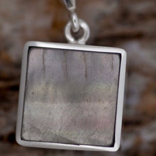 Load image into Gallery viewer, Fluorite Reversible Pendant with Jet