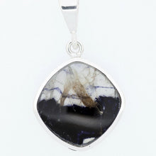 Load image into Gallery viewer, Blue John Reversible Pendant with Jet