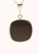 Load image into Gallery viewer, Goldstone &amp; Jet Double Sided Pendant